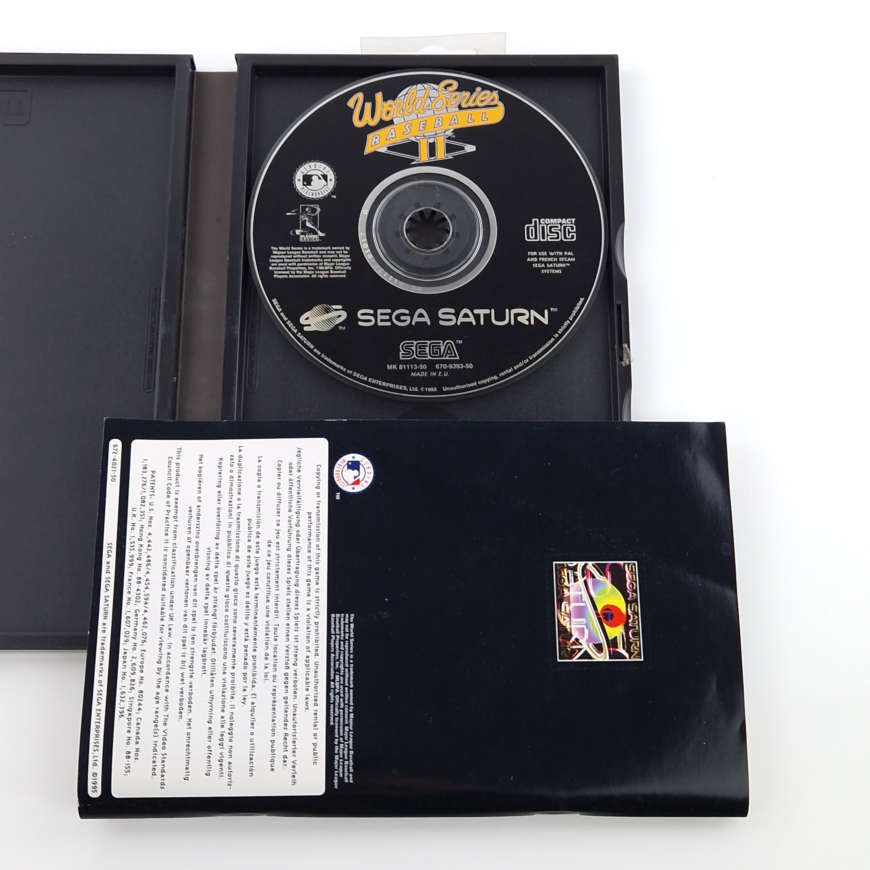 Sega Saturn Spiel – World Series Baseball II (PAL OVP)