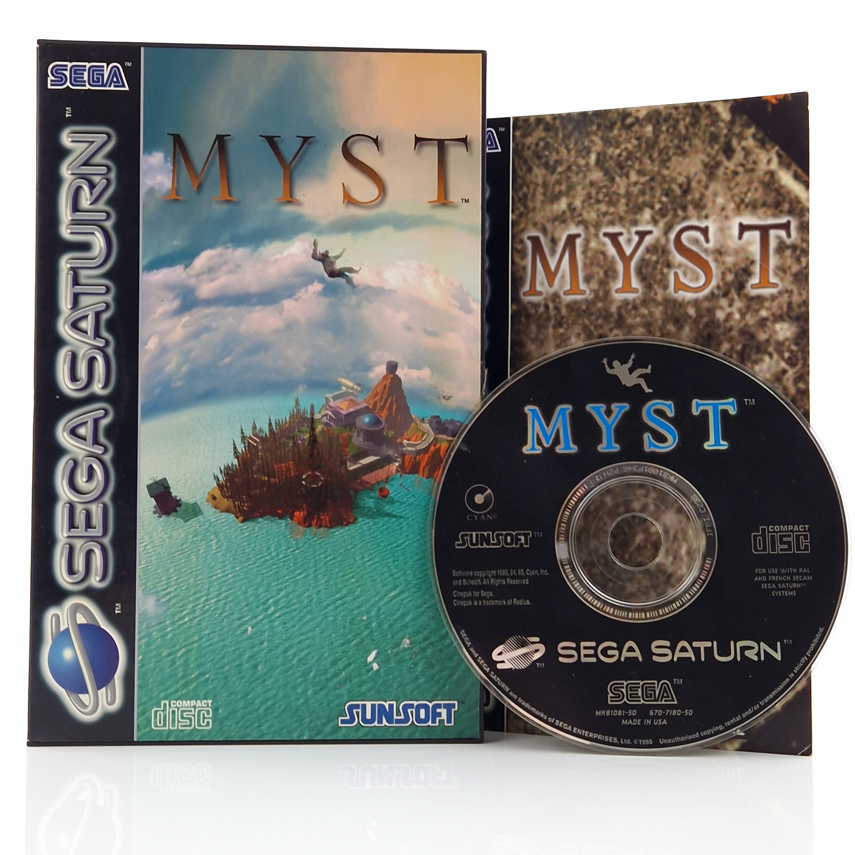 Sega Saturn Spiel – Myst OVP PAL Sunsoft