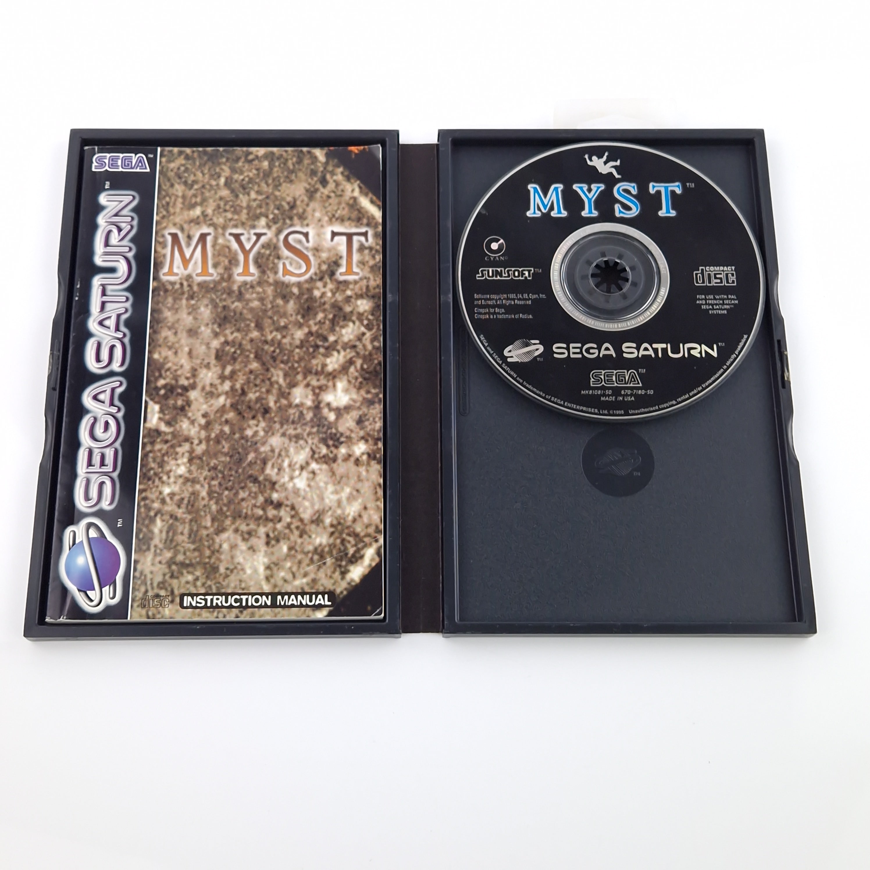 Sega Saturn Spiel – Myst OVP PAL Sunsoft