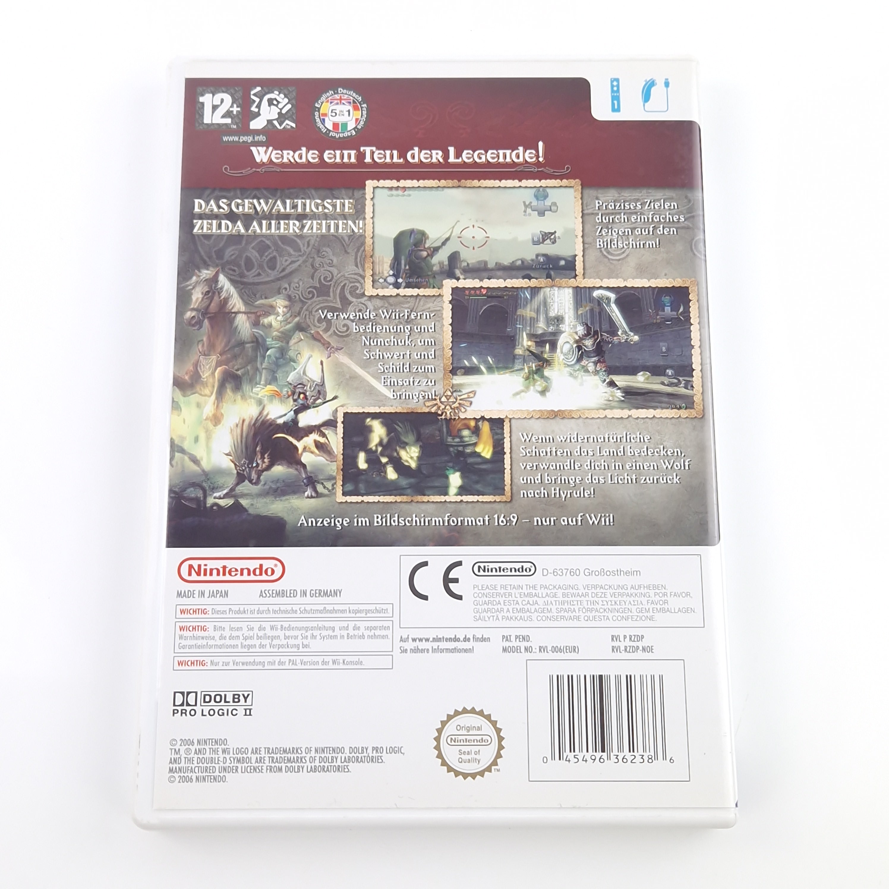 Nintendo Wii Spiel – Zelda Twilight Princess mit OVP PAL