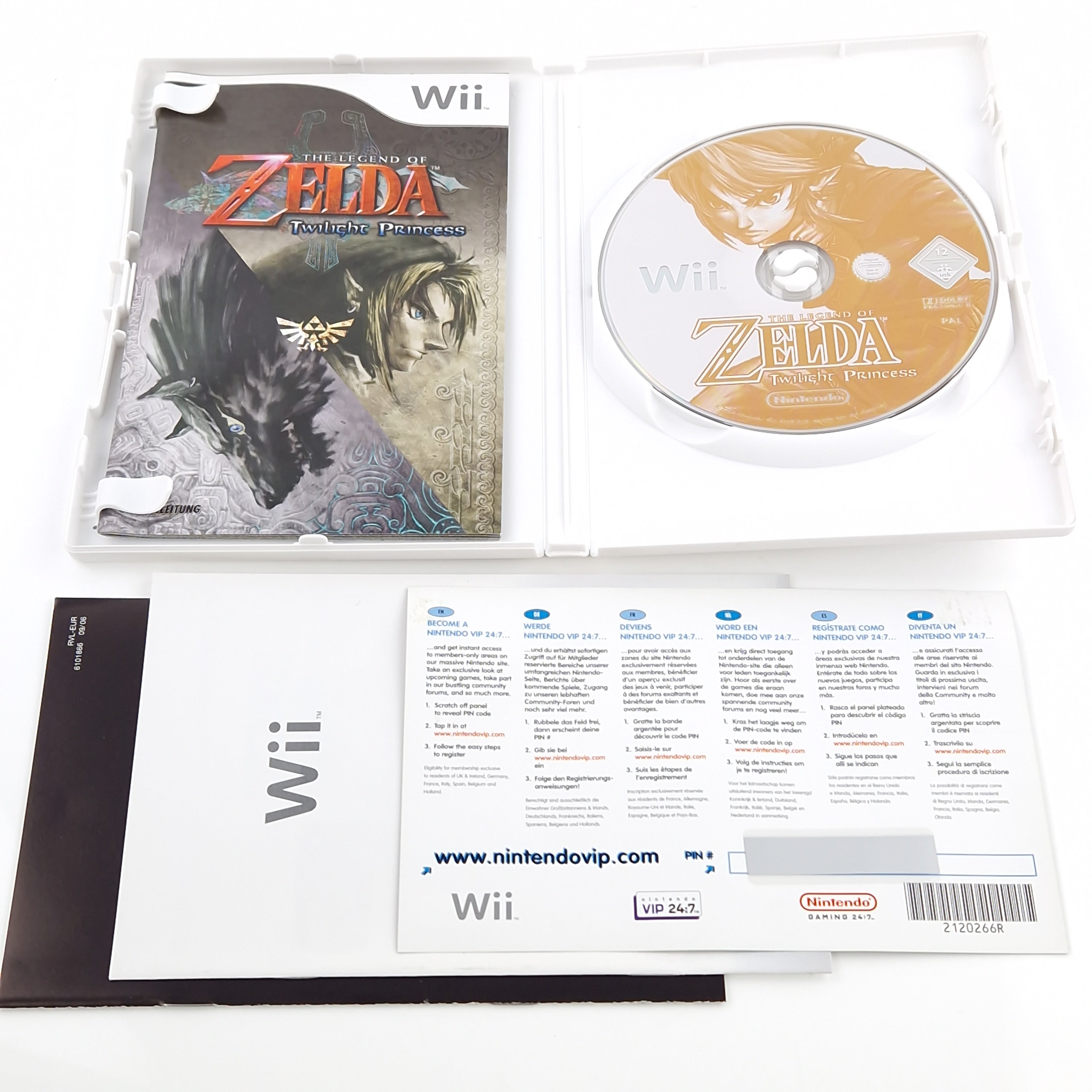 Nintendo Wii Spiel – Zelda Twilight Princess mit OVP PAL