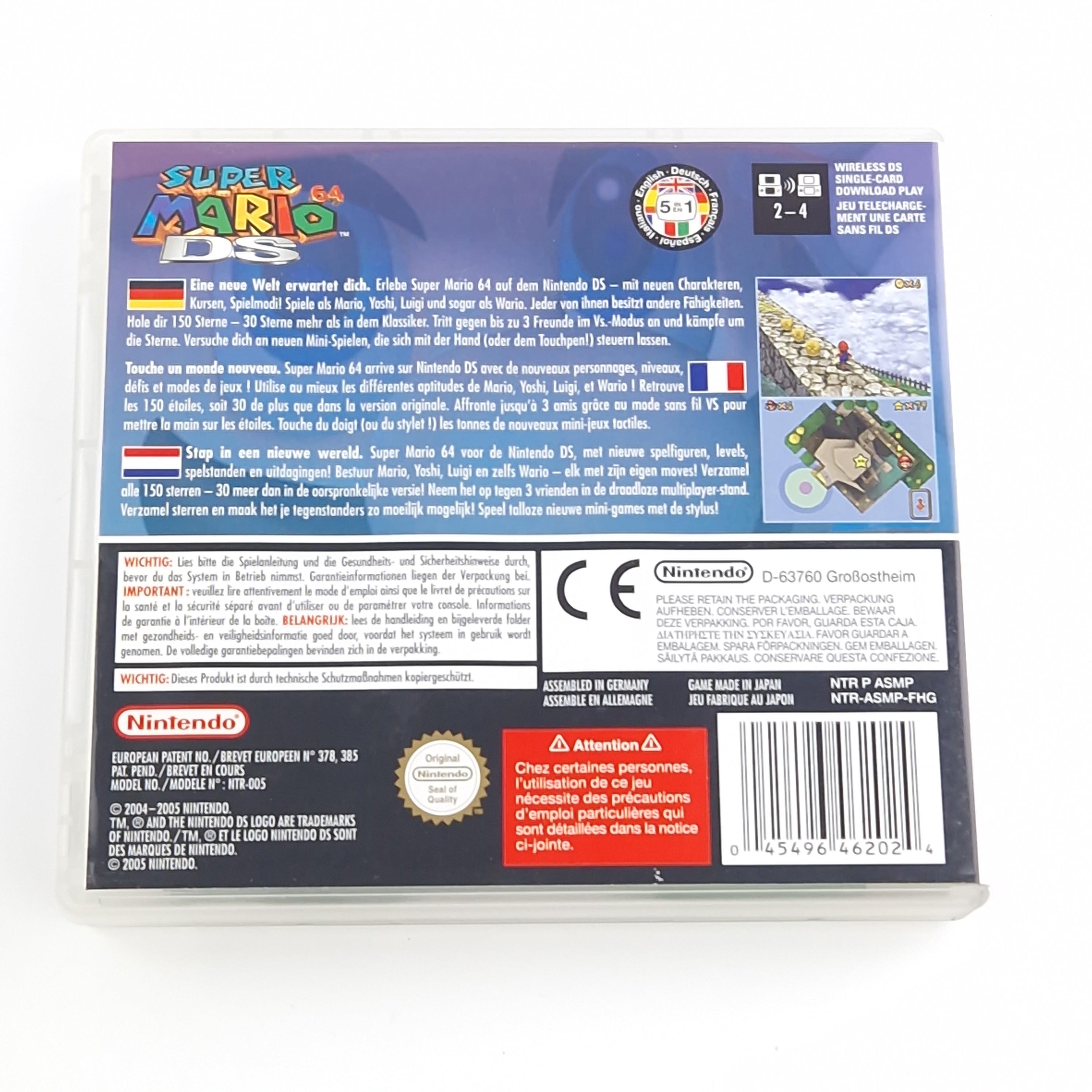 Nintendo DS Spiel – Super Mario 64 (OVP VIP Code PAL)