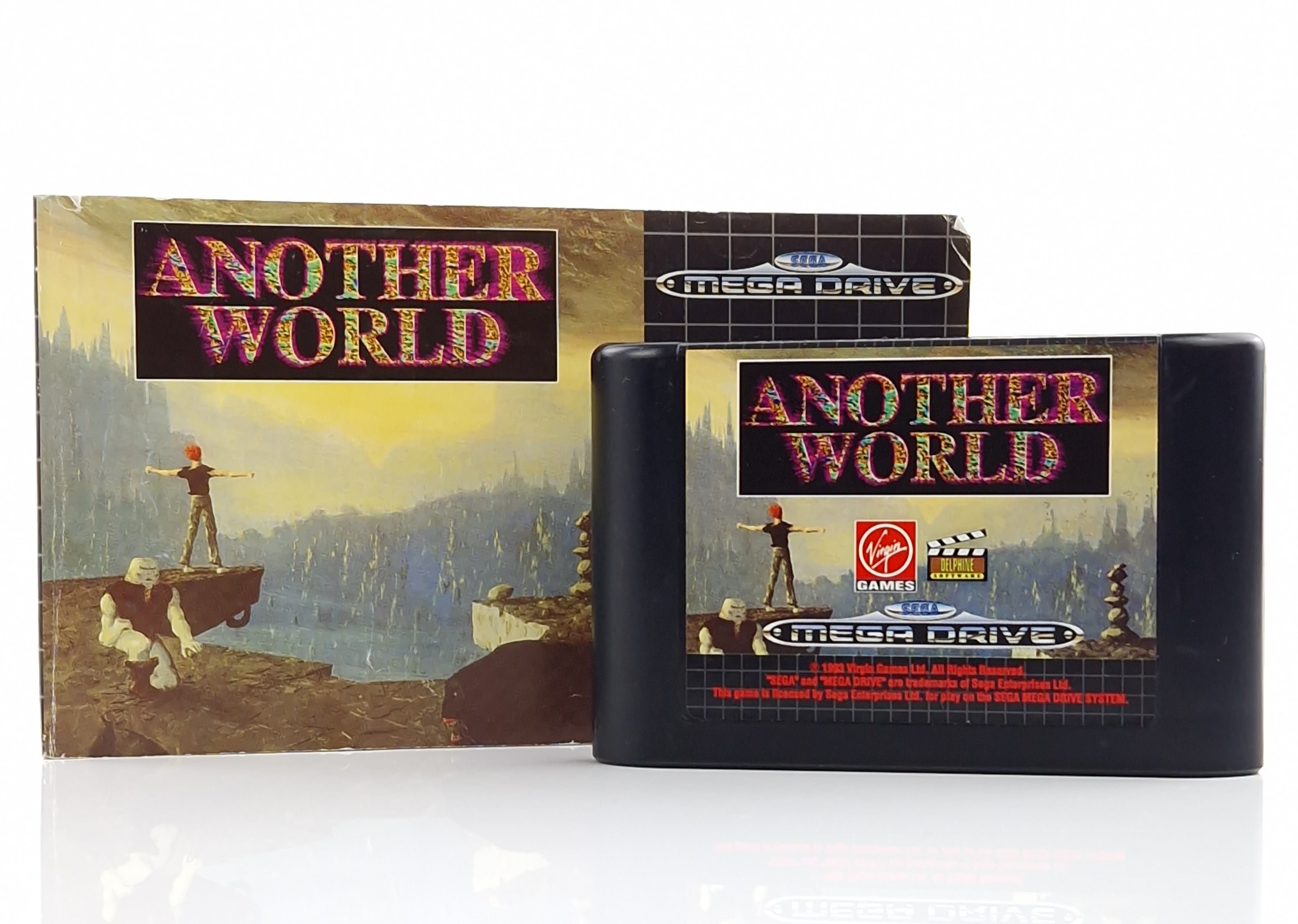 Sega Mega Drive Spiel – Another World MD Modul PAL