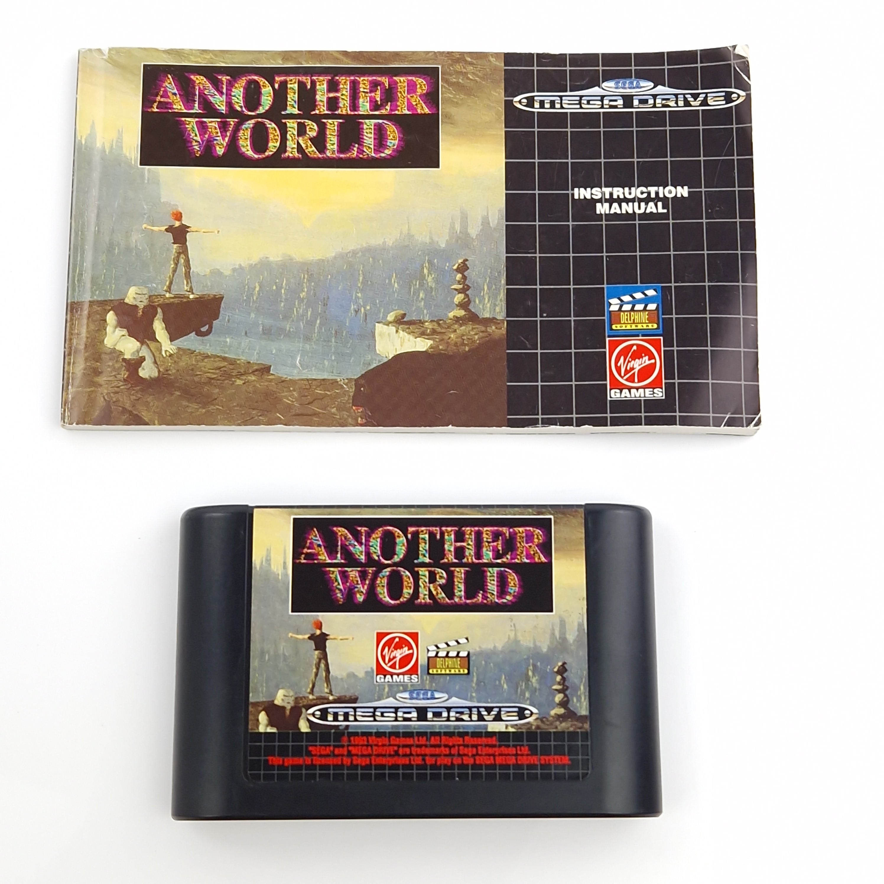 Sega Mega Drive Spiel – Another World MD Modul PAL