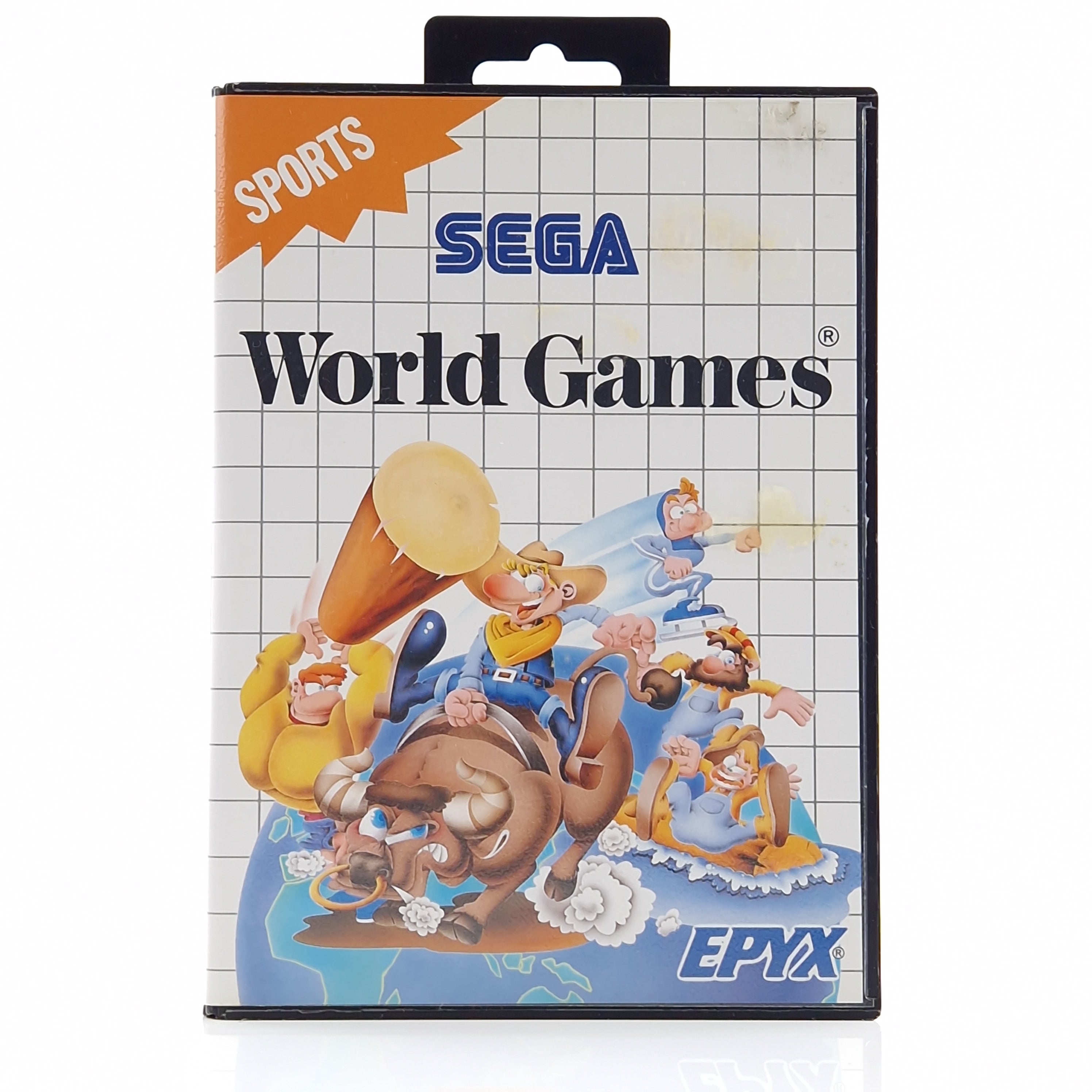 Sega Master System Spiel – World Games (MD OVP)
