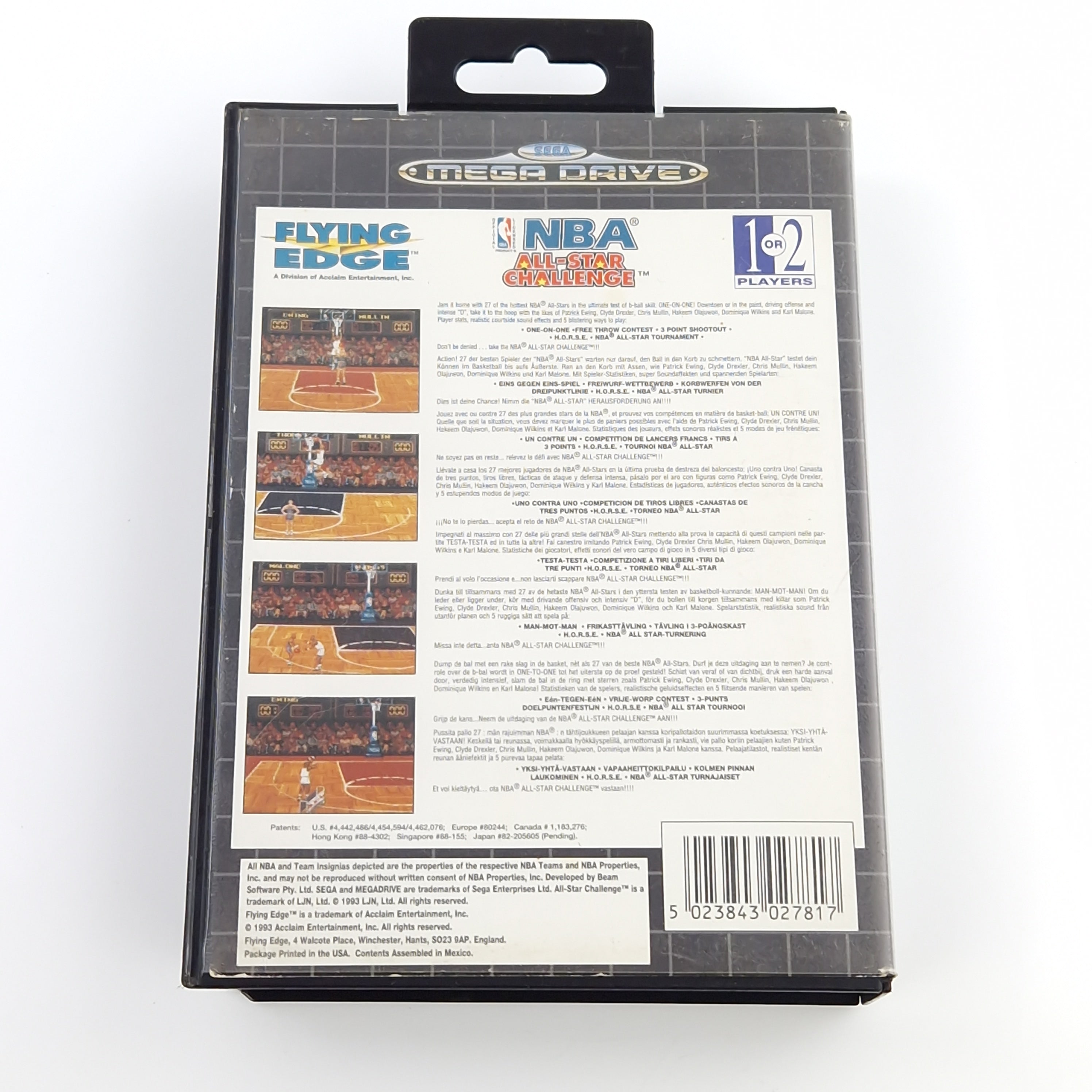 Sega Mega Drive Spiel – NBA All-Star Challenge OVP MD