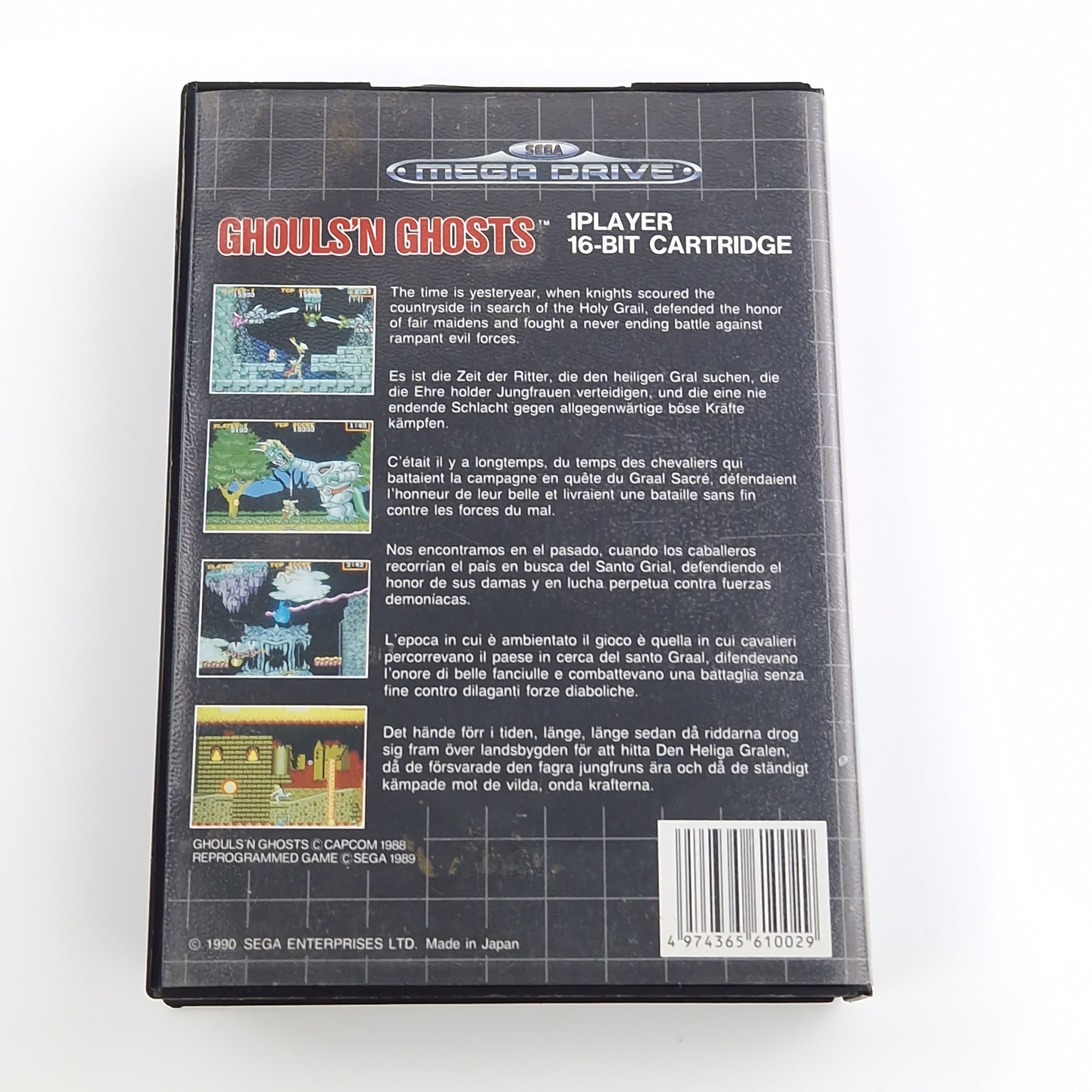 Sega Mega Drive Spiel – Ghouls n Ghosts MD OVP PAL