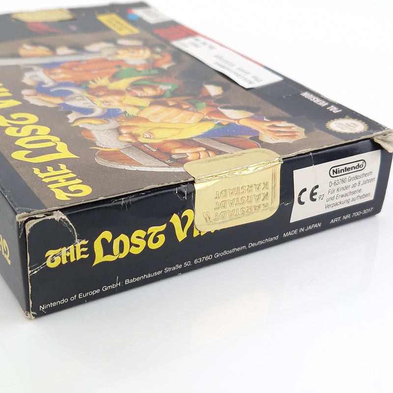 Super Nintendo Spiel : The Lost Vikings - SNES Modul Anleitung OVP PAL NOE/SFRG