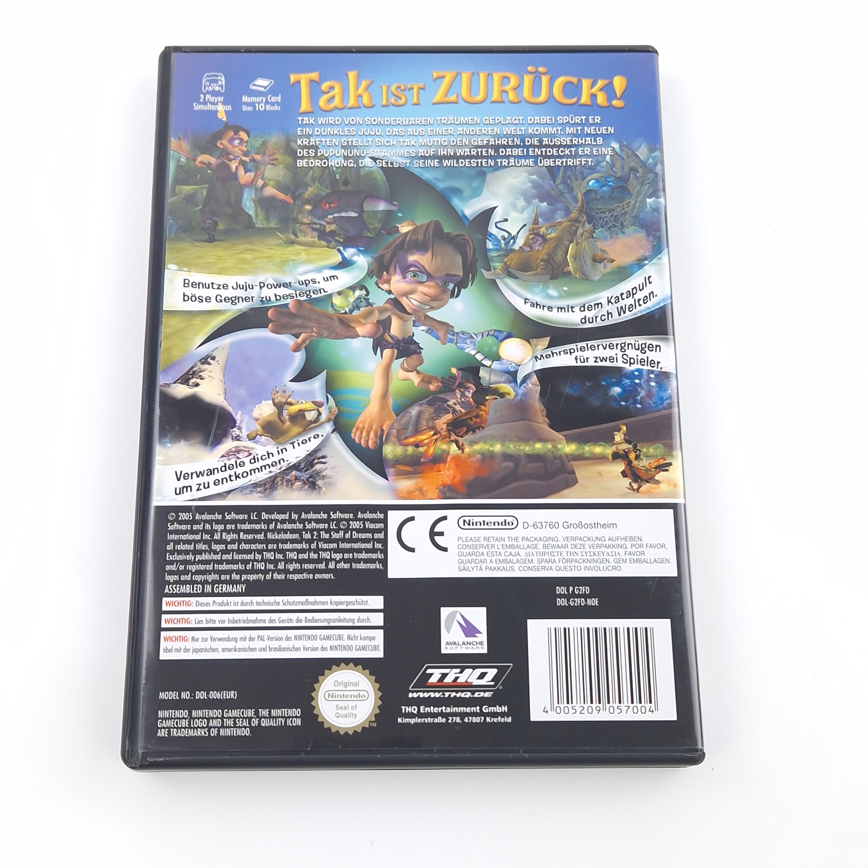 Nintendo Gamecube Spiel : TAK 2 Der Stab der Träume - GC OVP PAL THQ