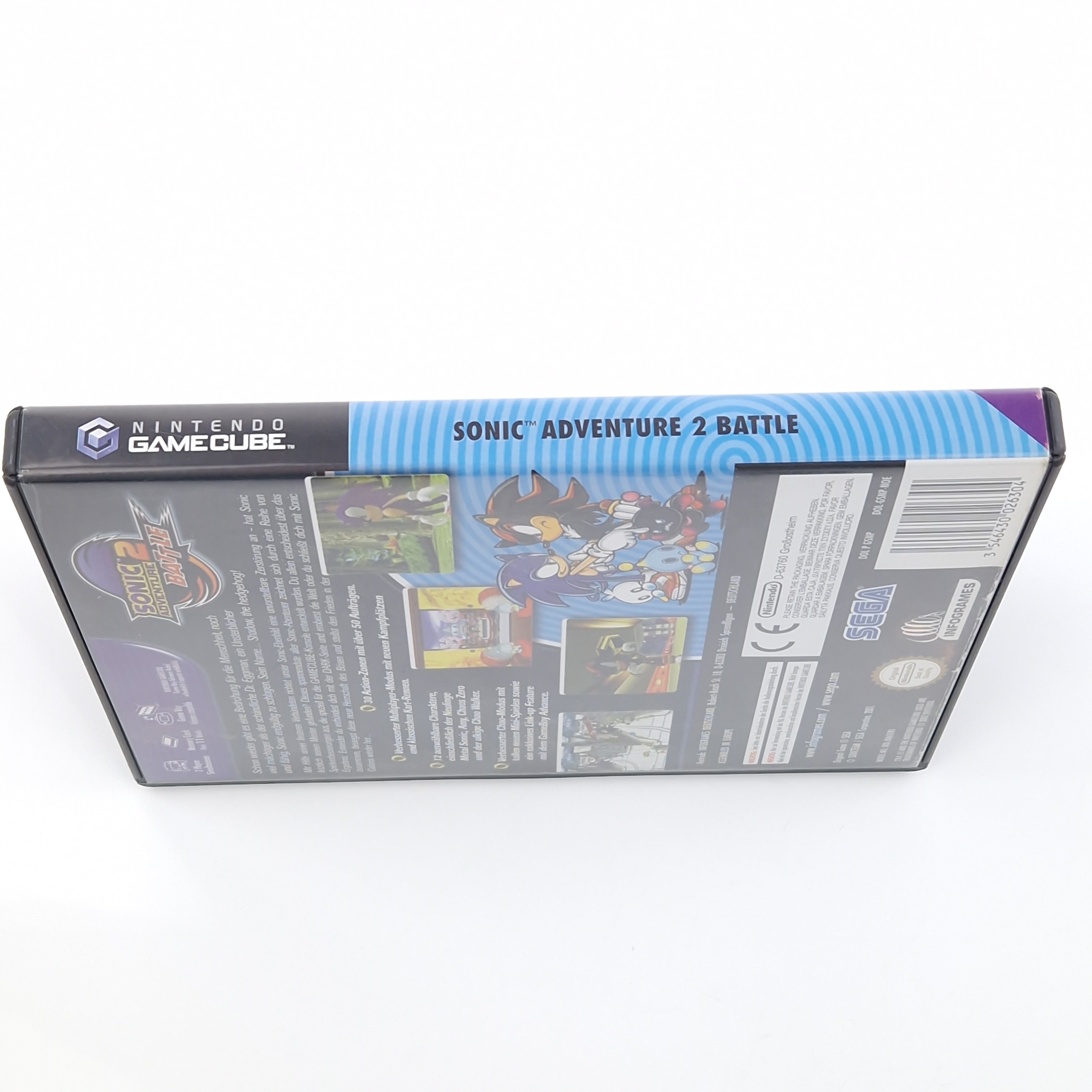 Nintendo Gamecube Spiel : Sonic Adventure Battle 2 - GC OVP dt. PAL Version