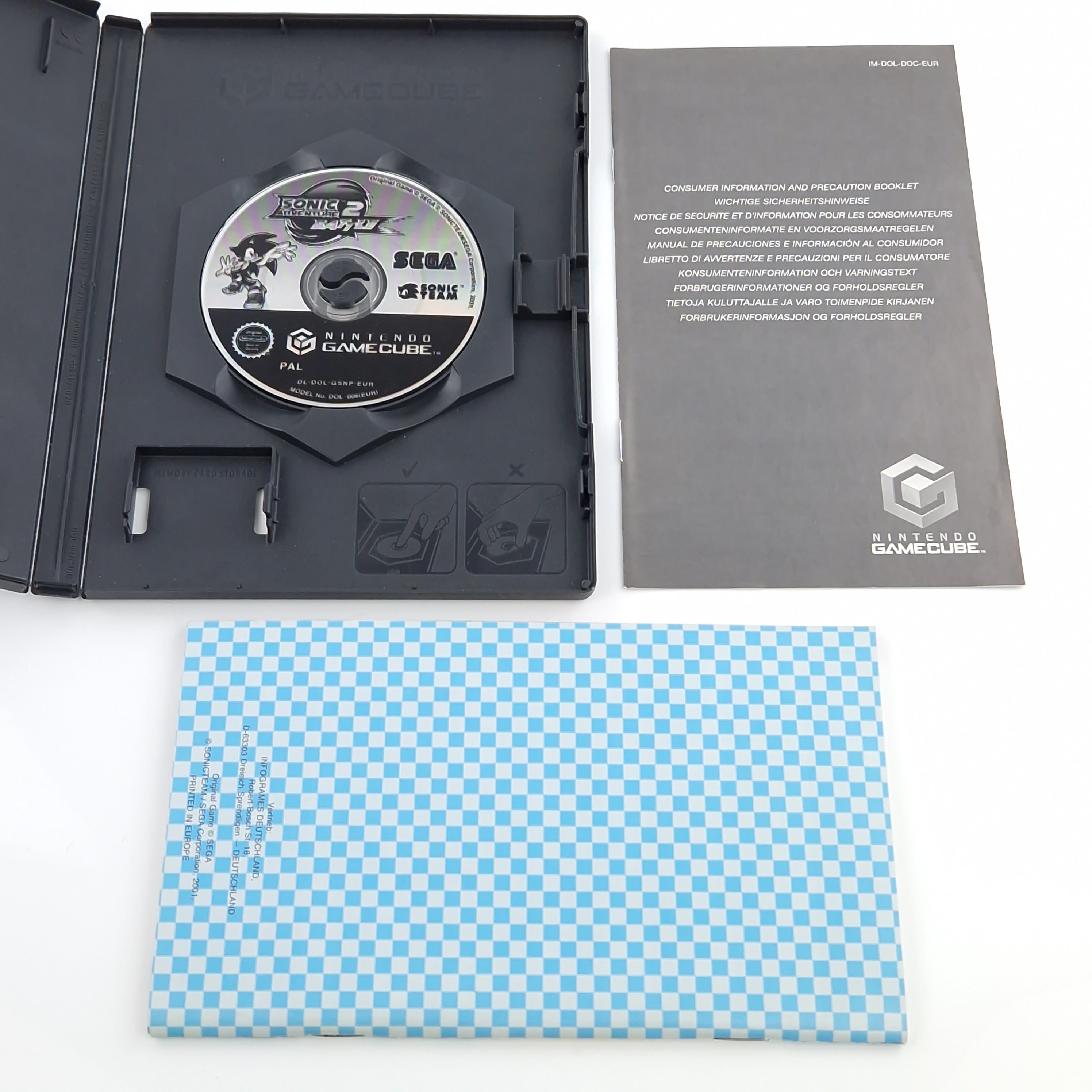 Nintendo Gamecube Spiel : Sonic Adventure Battle 2 - GC OVP dt. PAL Version