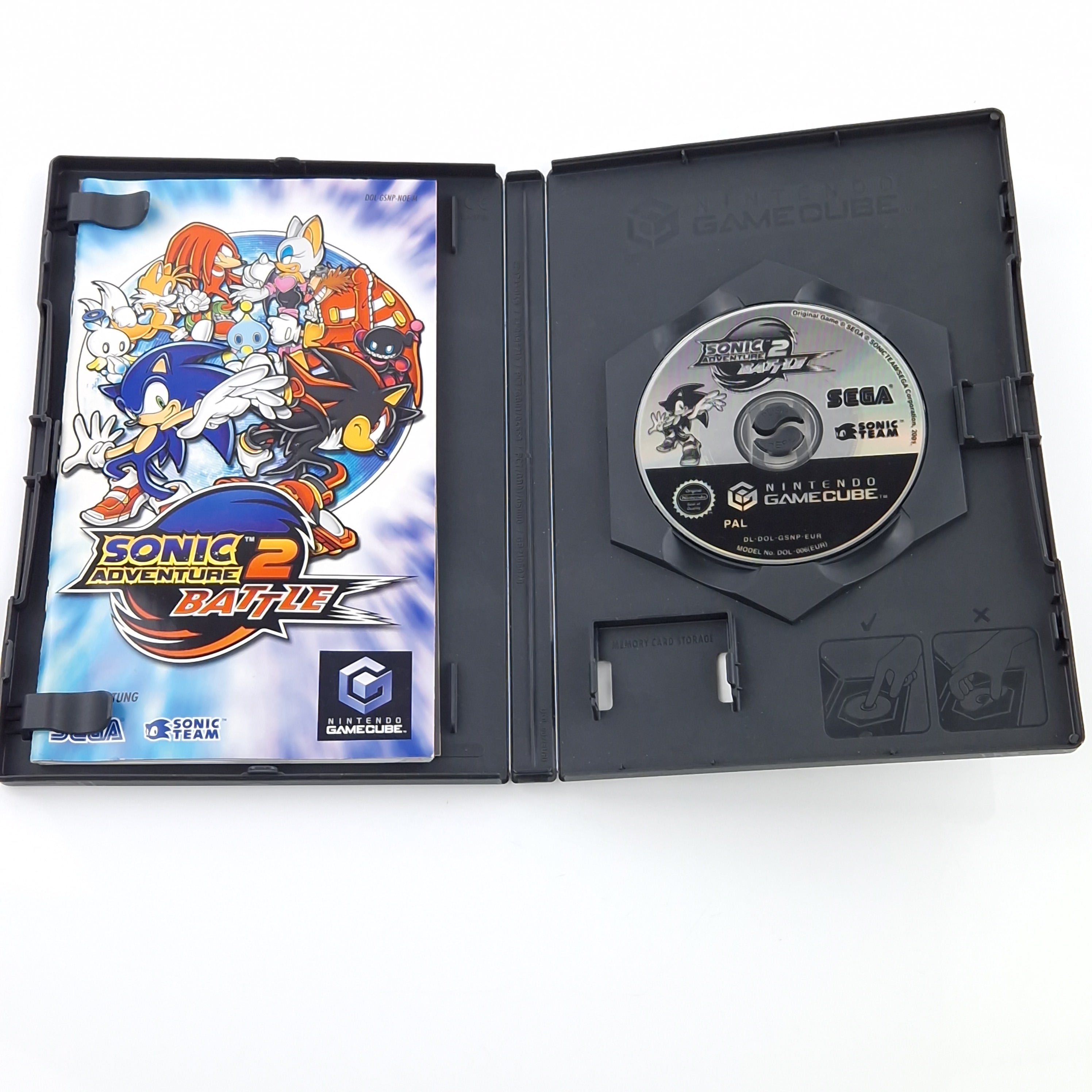 Nintendo Gamecube Spiel : Sonic Adventure Battle 2 - GC OVP dt. PAL Version