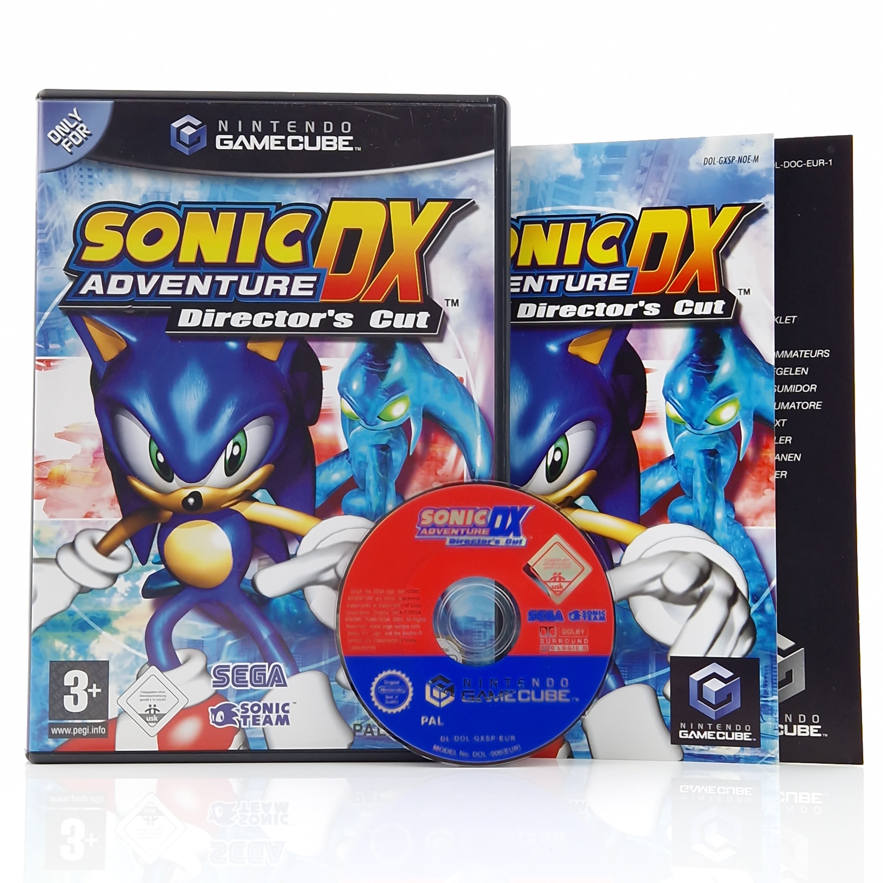 Nintendo Gamecube Spiel : Sonic Adventure DX Directors Cut - GC OVP dt. PAL