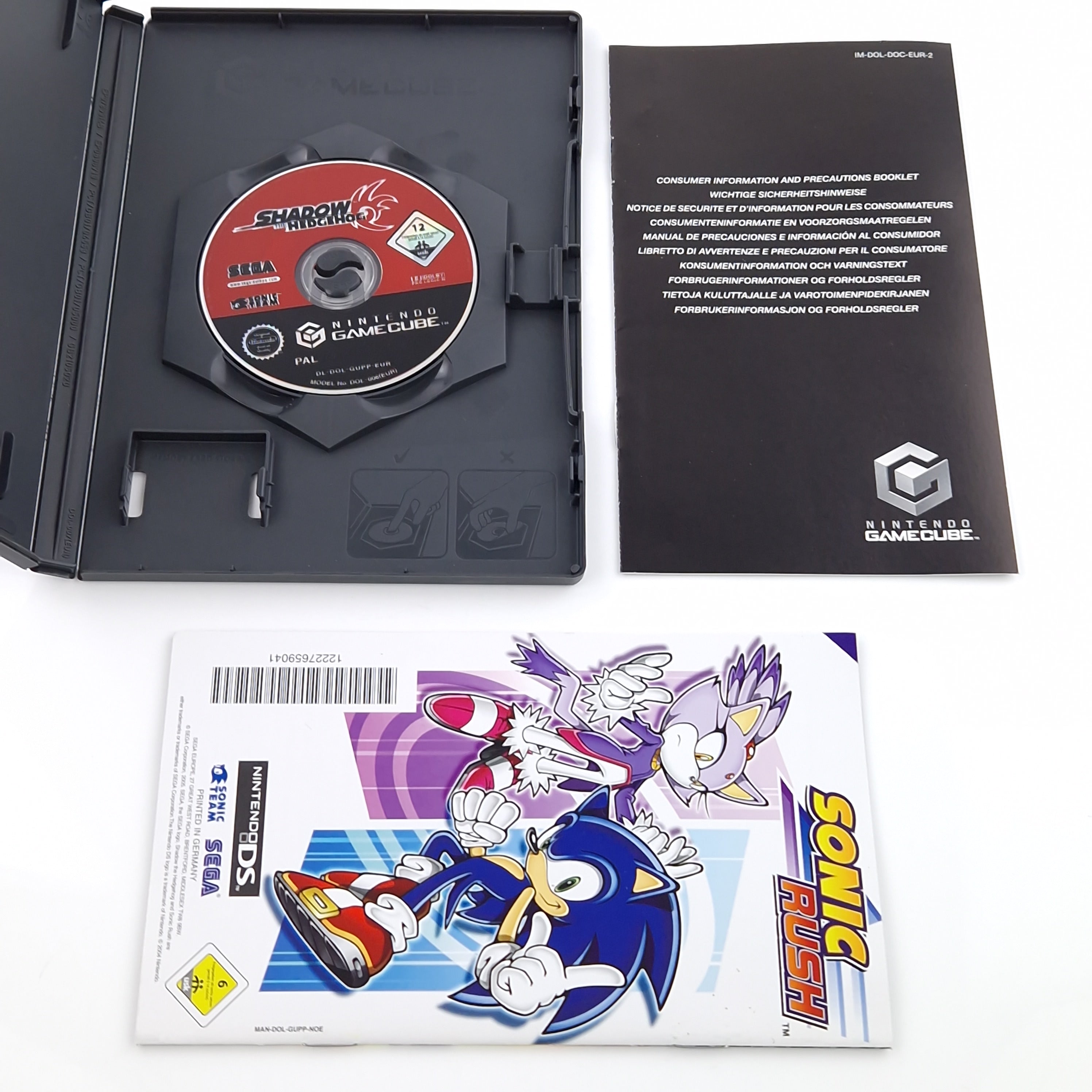 Nintendo Gamecube Spiel : Shadow The Hedgehog - GC OVP dt. PAL