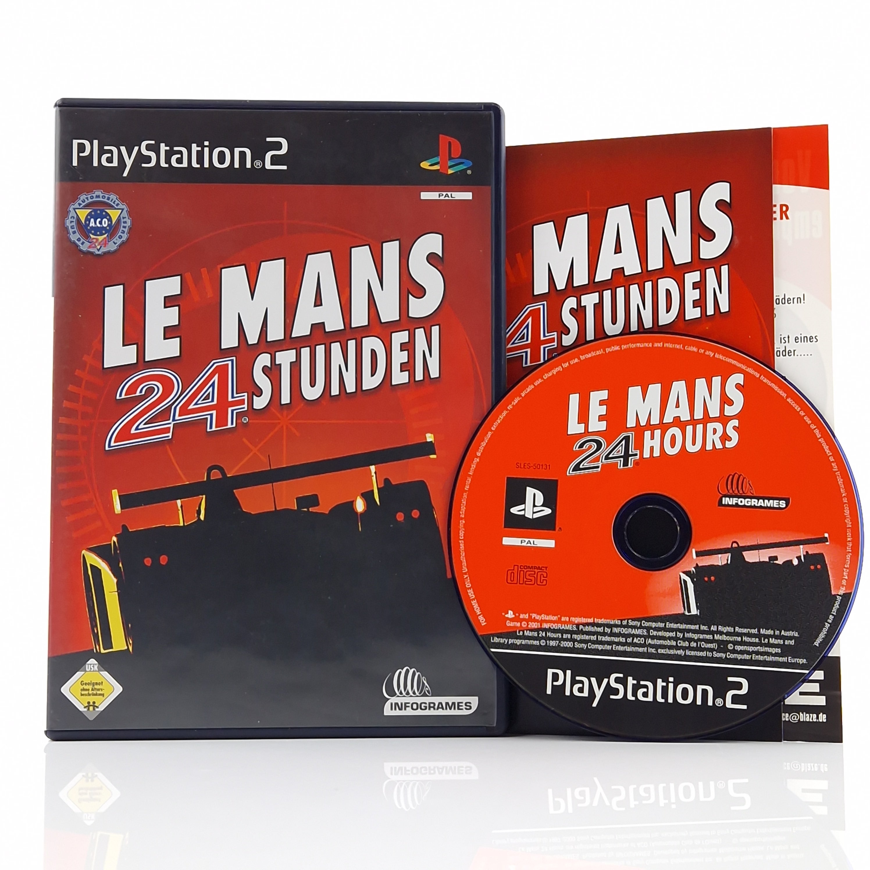 Playstation 2 Spiel : Le Mans 24 Stunden - SONY PS2 OVP / PAL Game