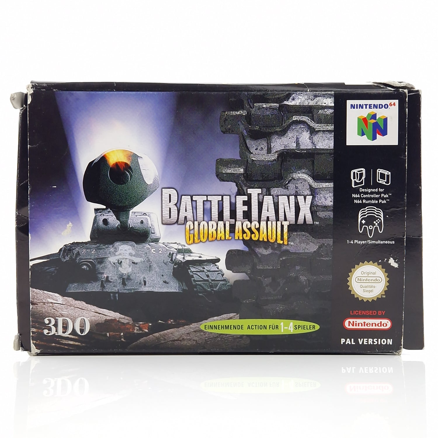 Nintendo 64 Spiel : Battle Tanx Global Assault - Modul OVP Anleitung / PAL NOE