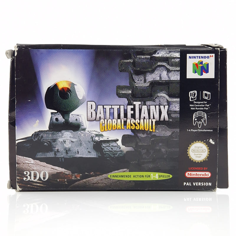 Nintendo 64 Spiel : Battle Tanx Global Assault - Modul OVP Anleitung / PAL NOE