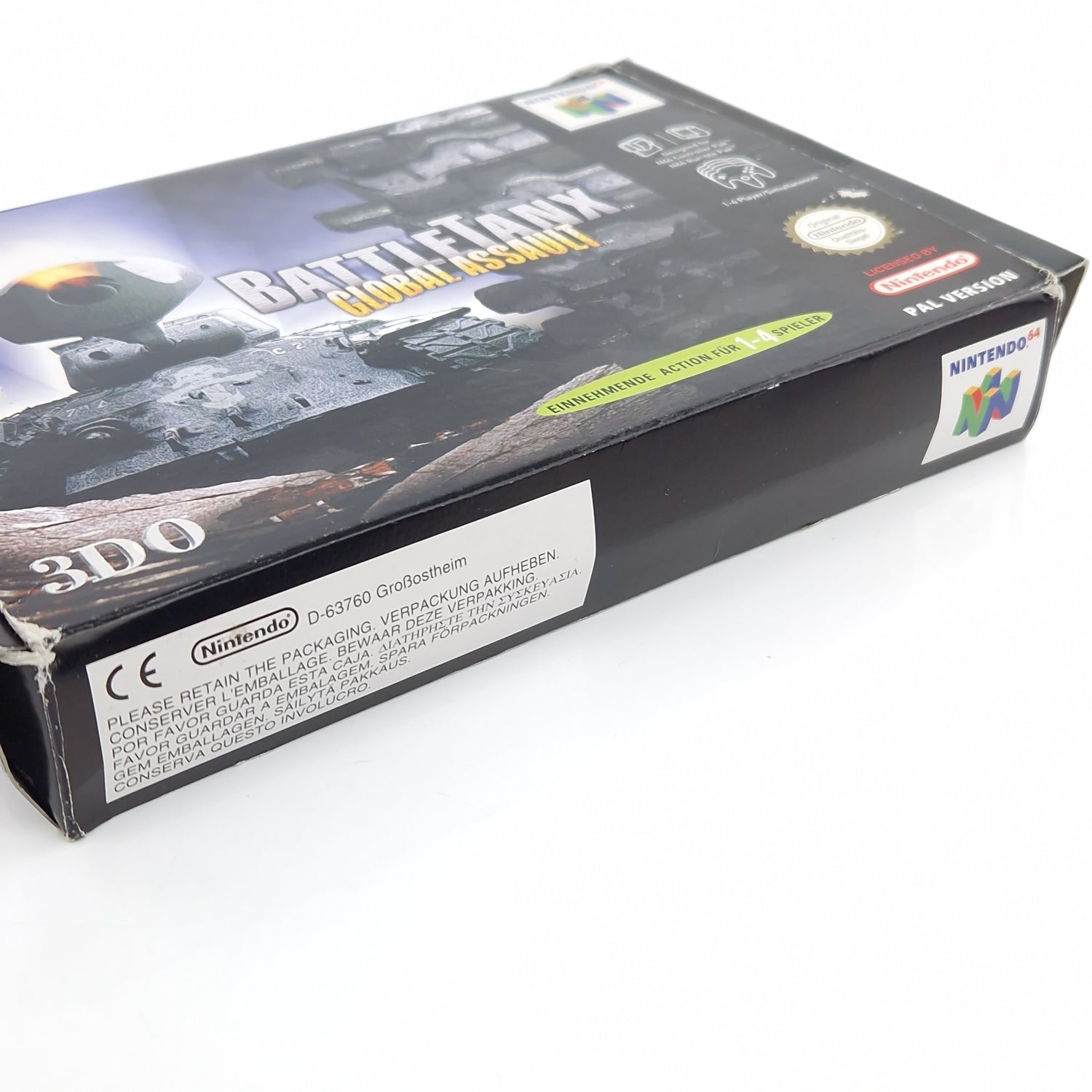 Nintendo 64 Spiel : Battle Tanx Global Assault - Modul OVP Anleitung / PAL NOE