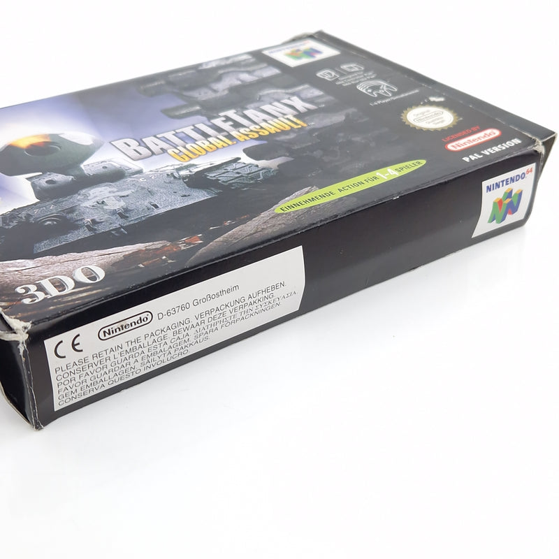 Nintendo 64 Spiel : Battle Tanx Global Assault - Modul OVP Anleitung / PAL NOE