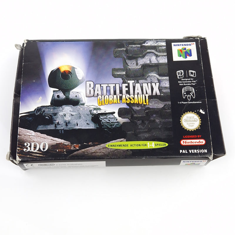Nintendo 64 Spiel : Battle Tanx Global Assault - Modul OVP Anleitung / PAL NOE