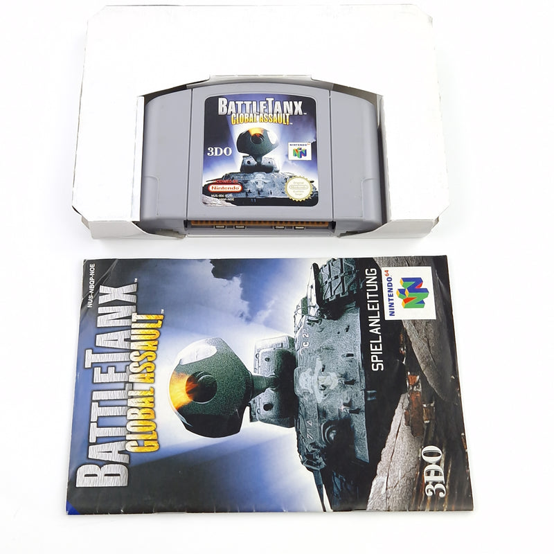 Nintendo 64 Spiel : Battle Tanx Global Assault - Modul OVP Anleitung / PAL NOE