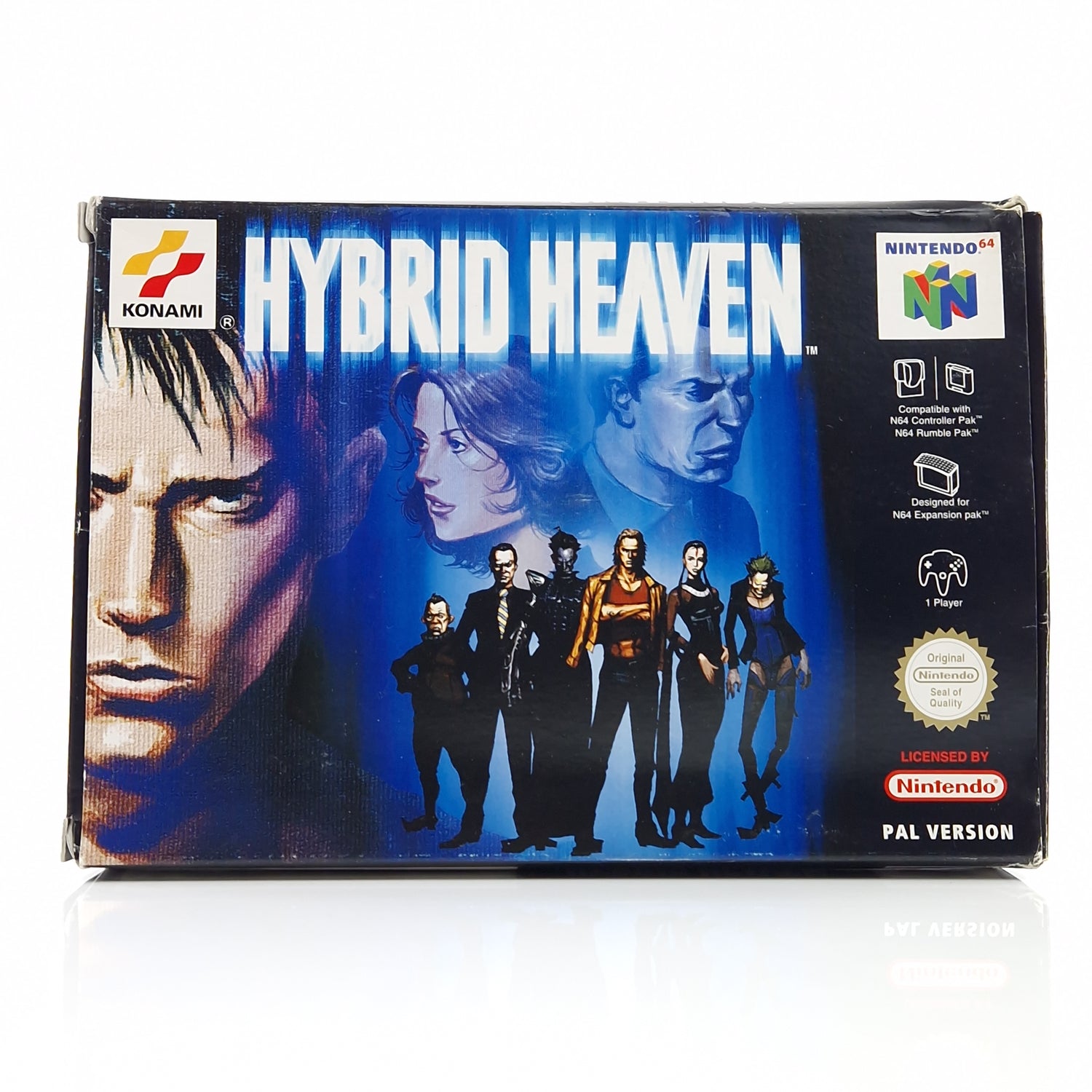 Nintendo 64 Spiel : Hybrid Heaven - Modul OVP Anleitung / PAL EUR