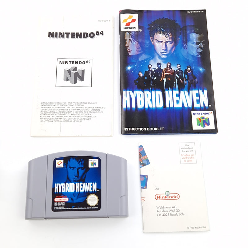 Nintendo 64 Spiel : Hybrid Heaven - Modul OVP Anleitung / PAL EUR