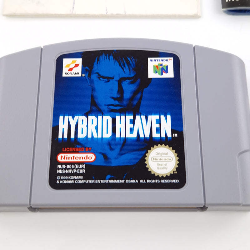 Nintendo 64 Spiel : Hybrid Heaven - Modul OVP Anleitung / PAL EUR