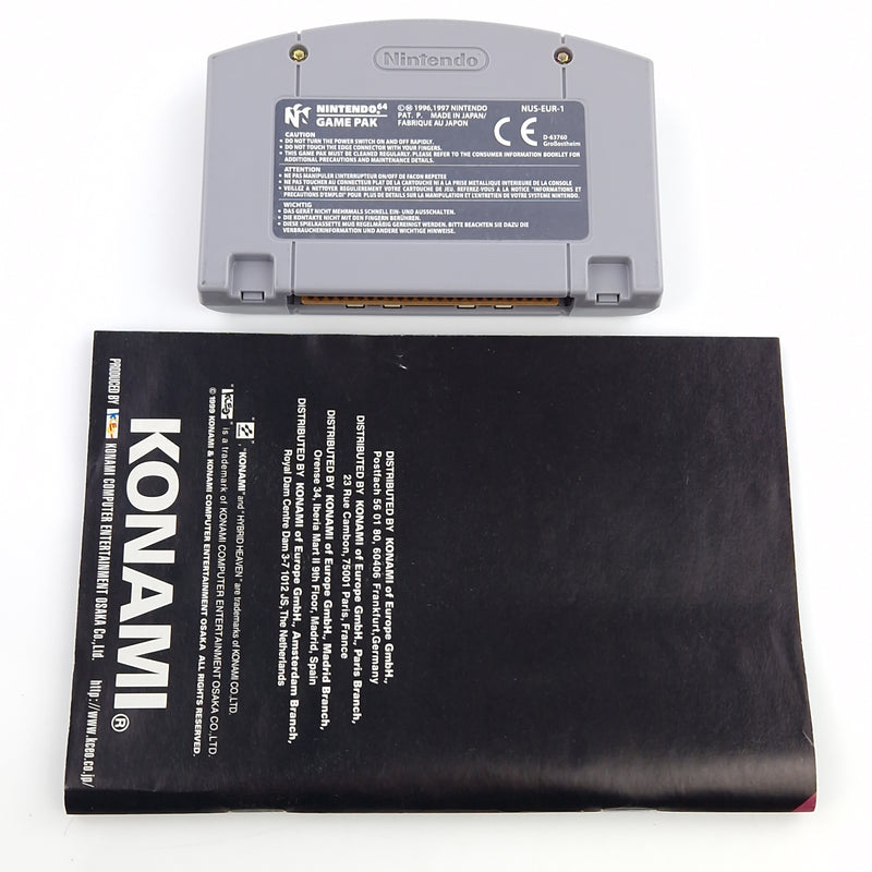 Nintendo 64 Spiel : Hybrid Heaven - Modul OVP Anleitung / PAL EUR