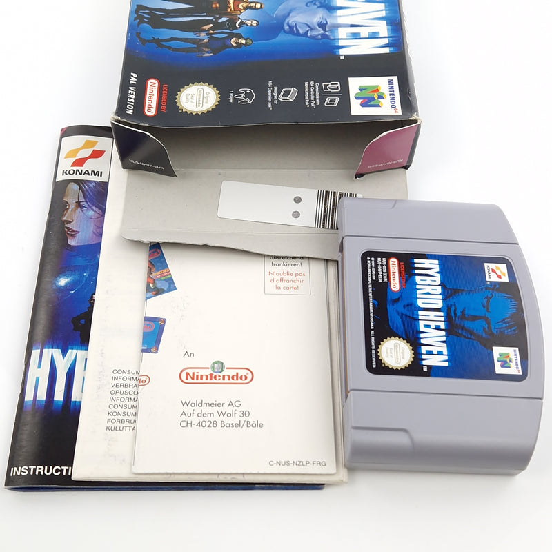 Nintendo 64 Spiel : Hybrid Heaven - Modul OVP Anleitung / PAL EUR