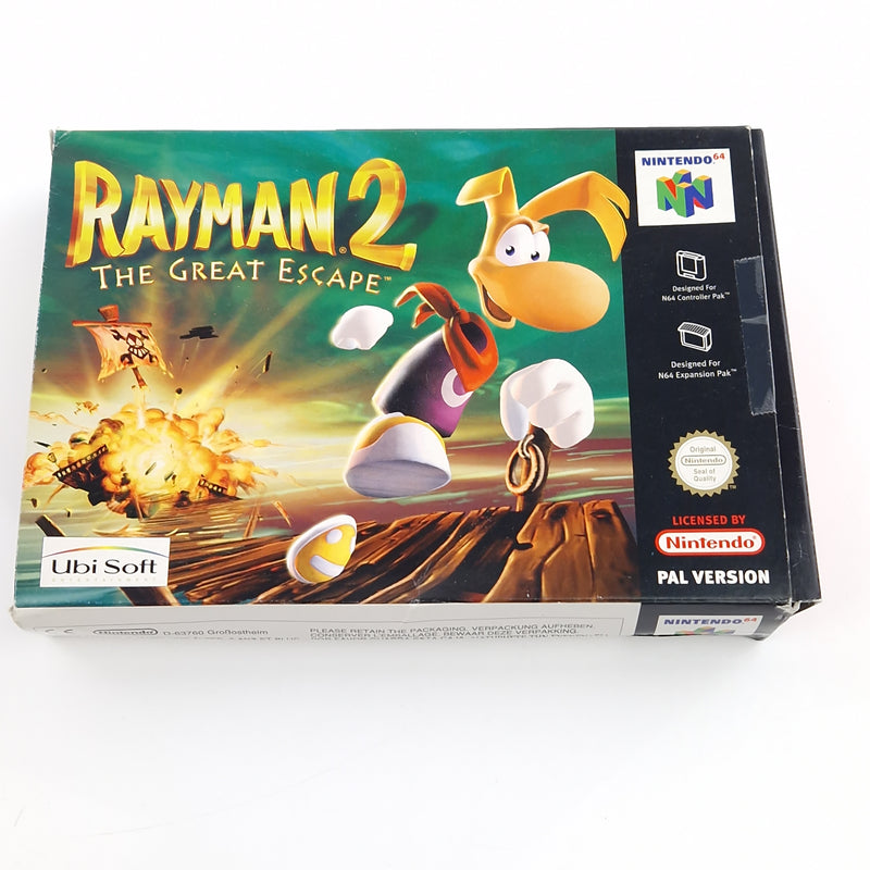 Nintendo 64 Spiel : Rayman 2 The Great Escape - Modul OVP / PAL EUR