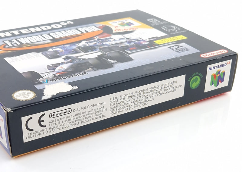 Nintendo 64 Spiel : F-1 World Grand Prix - Modul OVP Anleitung / N64 PAL NNOE