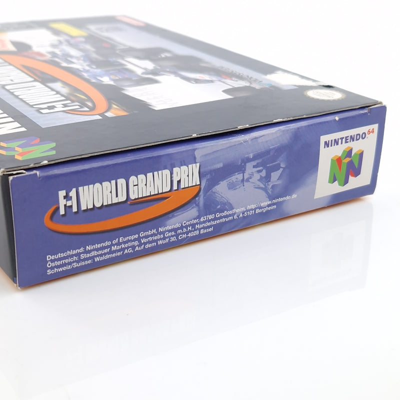 Nintendo 64 Spiel : F-1 World Grand Prix - Modul OVP Anleitung / N64 PAL NNOE
