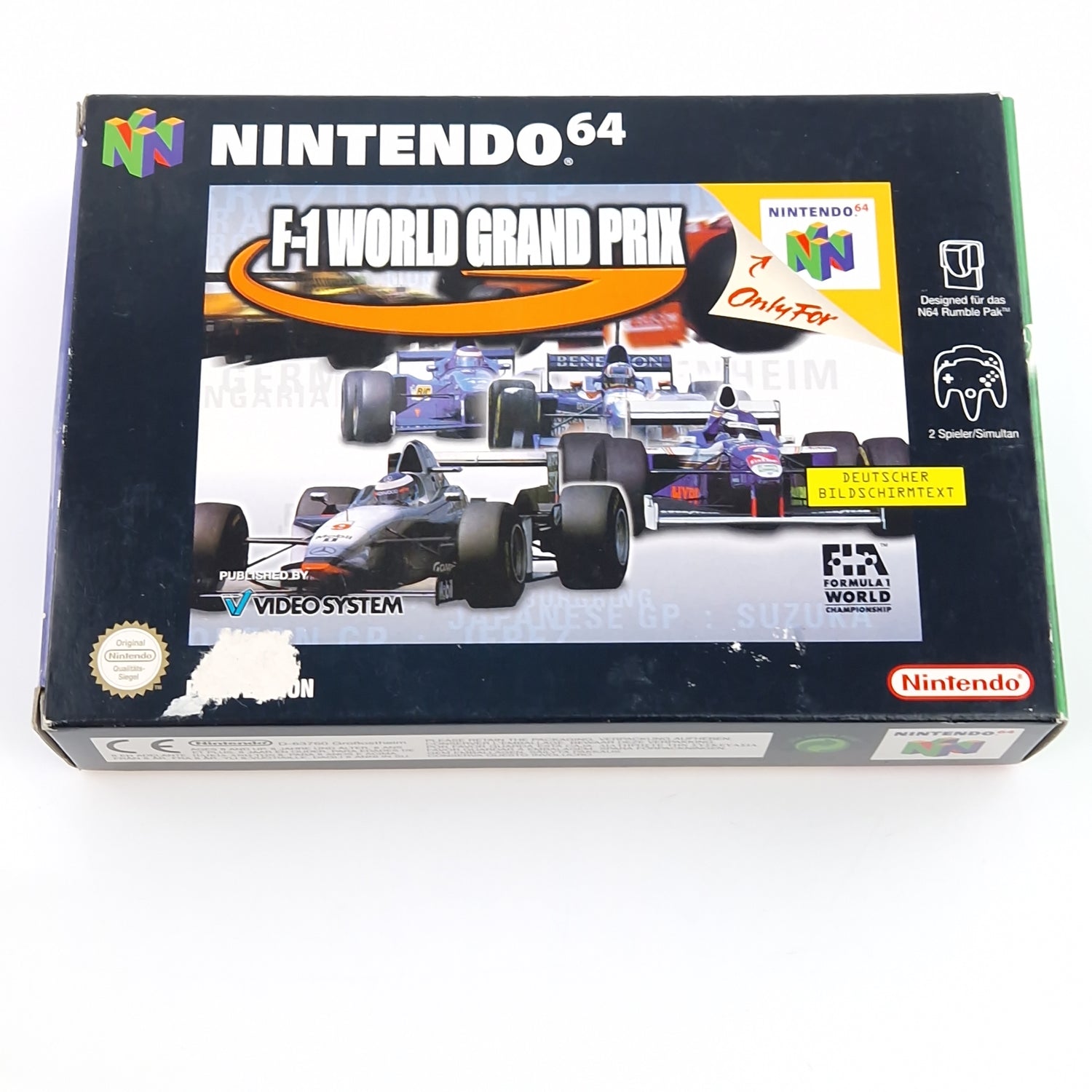 Nintendo 64 Spiel : F-1 World Grand Prix - Modul OVP Anleitung / N64 PAL NNOE