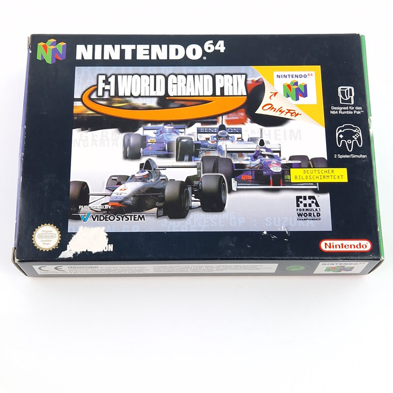 Nintendo 64 Spiel : F-1 World Grand Prix - Modul OVP Anleitung / N64 PAL NNOE