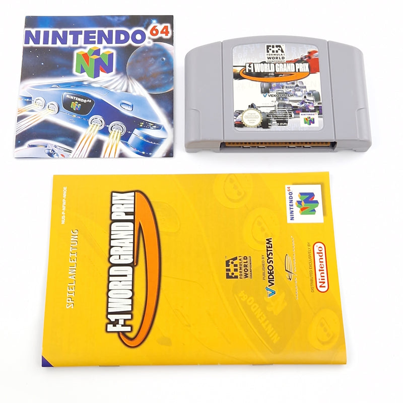 Nintendo 64 Spiel : F-1 World Grand Prix - Modul OVP Anleitung / N64 PAL NNOE