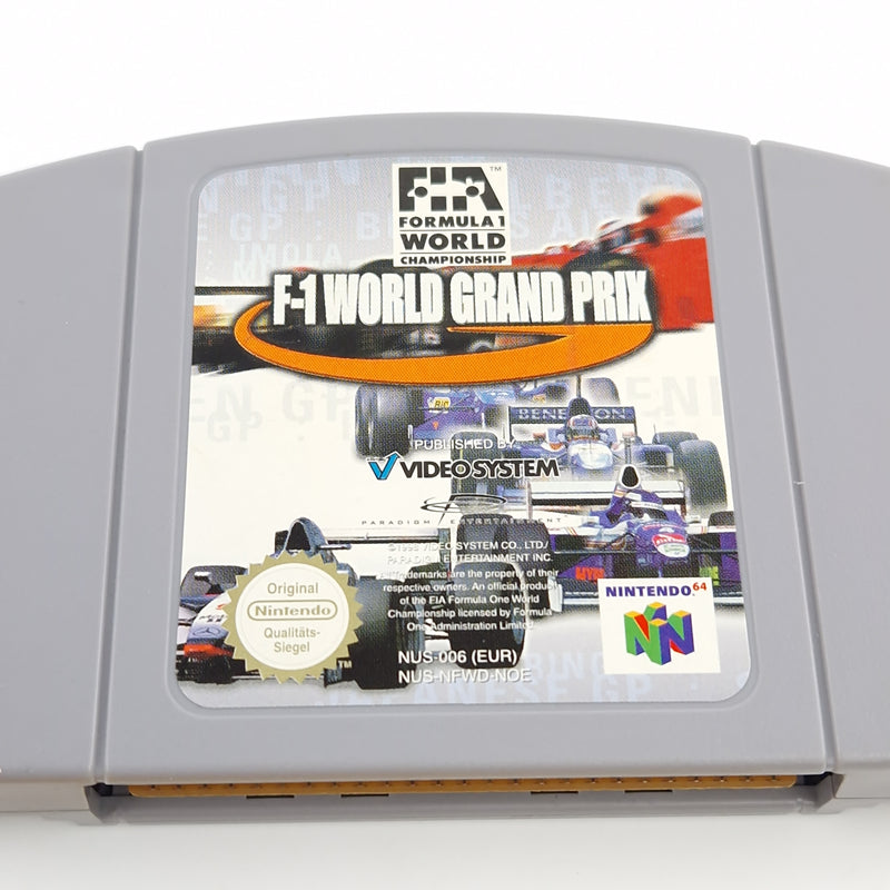 Nintendo 64 Spiel : F-1 World Grand Prix - Modul OVP Anleitung / N64 PAL NNOE