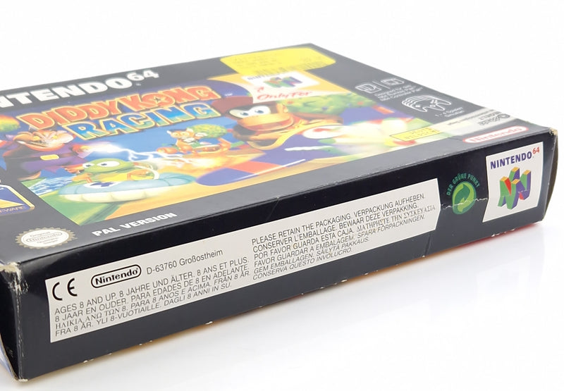 Nintendo 64 Spiel : Diddy Kong Racing - Modul OVP Anleitung / N64 PAL NNOE