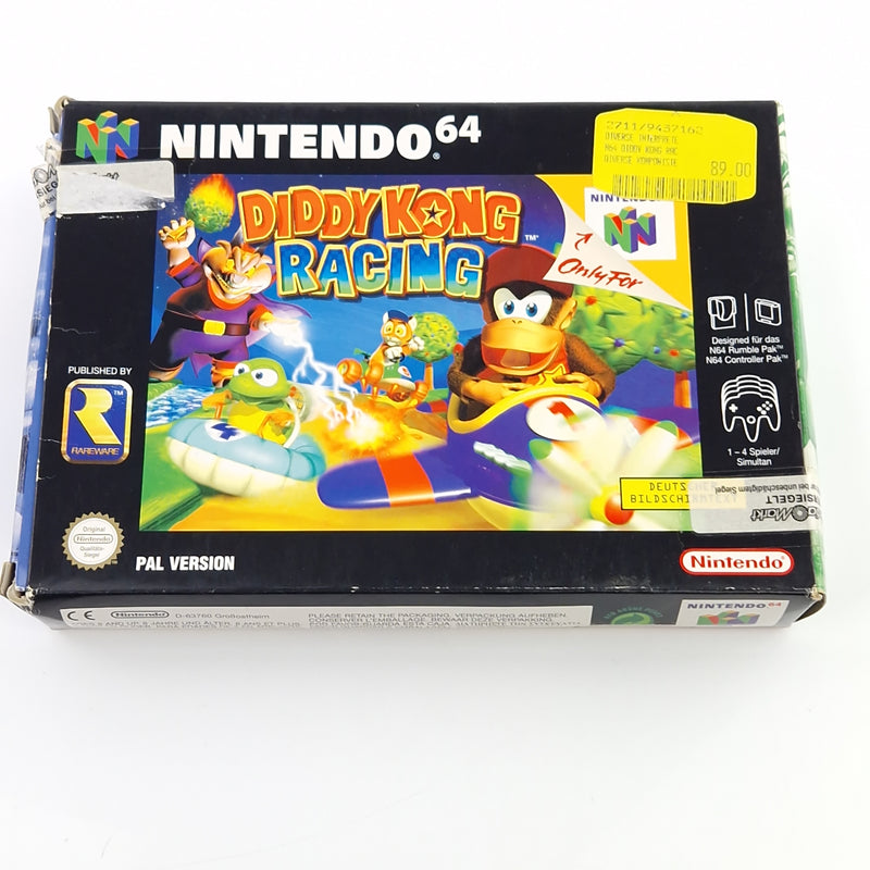 Nintendo 64 Spiel : Diddy Kong Racing - Modul OVP Anleitung / N64 PAL NNOE