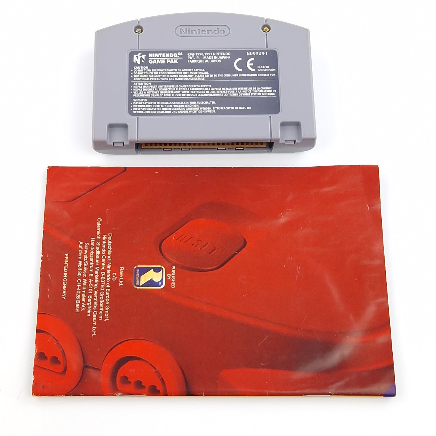 Nintendo 64 Spiel : Diddy Kong Racing - Modul OVP Anleitung / N64 PAL NNOE
