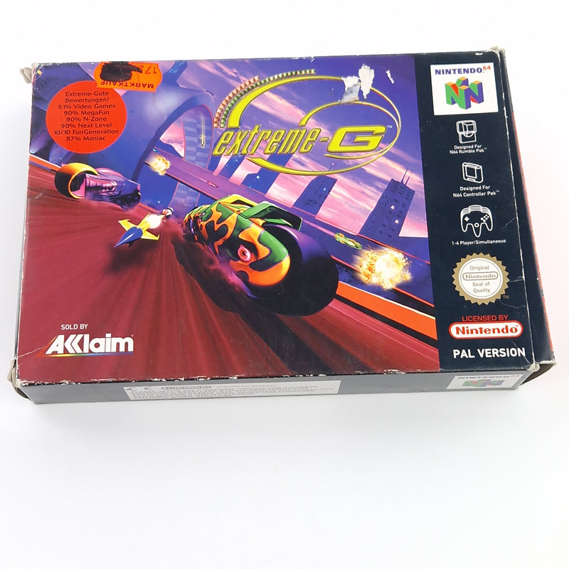 Nintendo 64 Spiel : Extreme-G - Modul OVP Anleitung / N64 PAL EUR