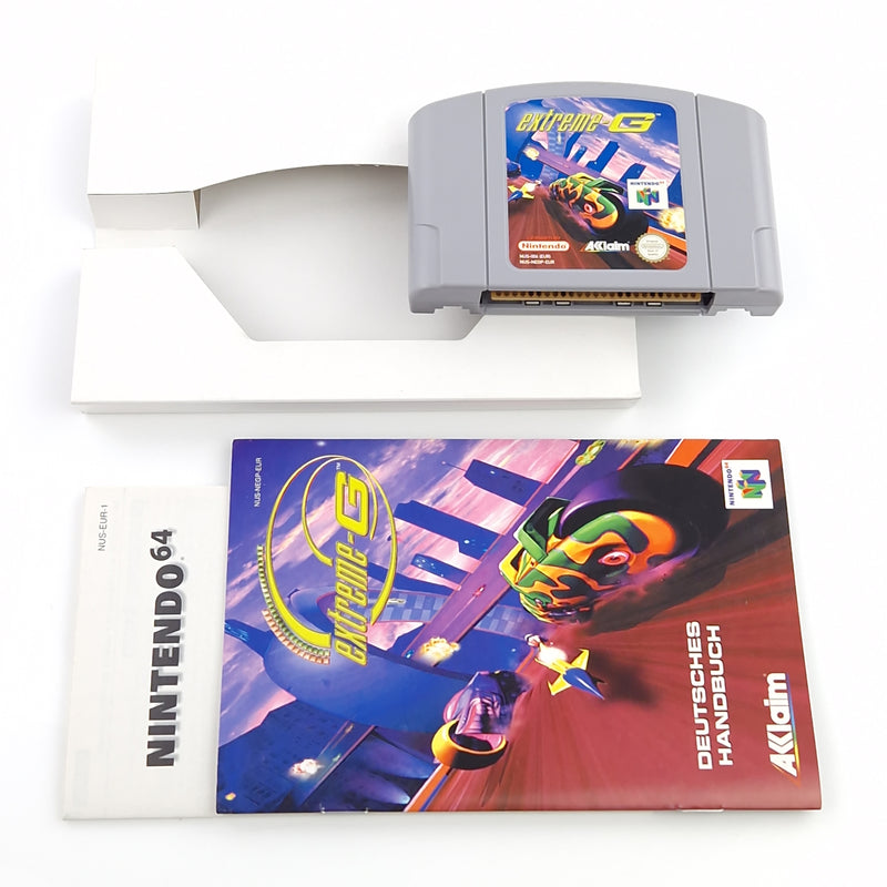 Nintendo 64 Spiel : Extreme-G - Modul OVP Anleitung / N64 PAL EUR