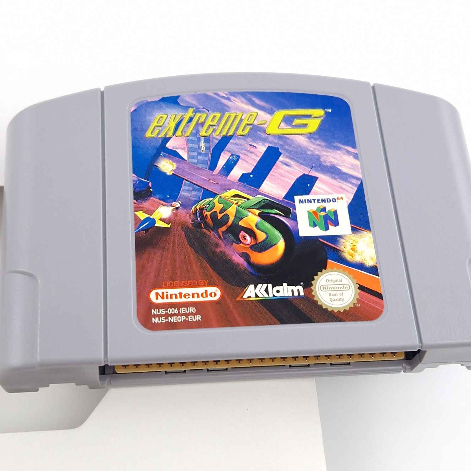 Nintendo 64 Spiel : Extreme-G - Modul OVP Anleitung / N64 PAL EUR