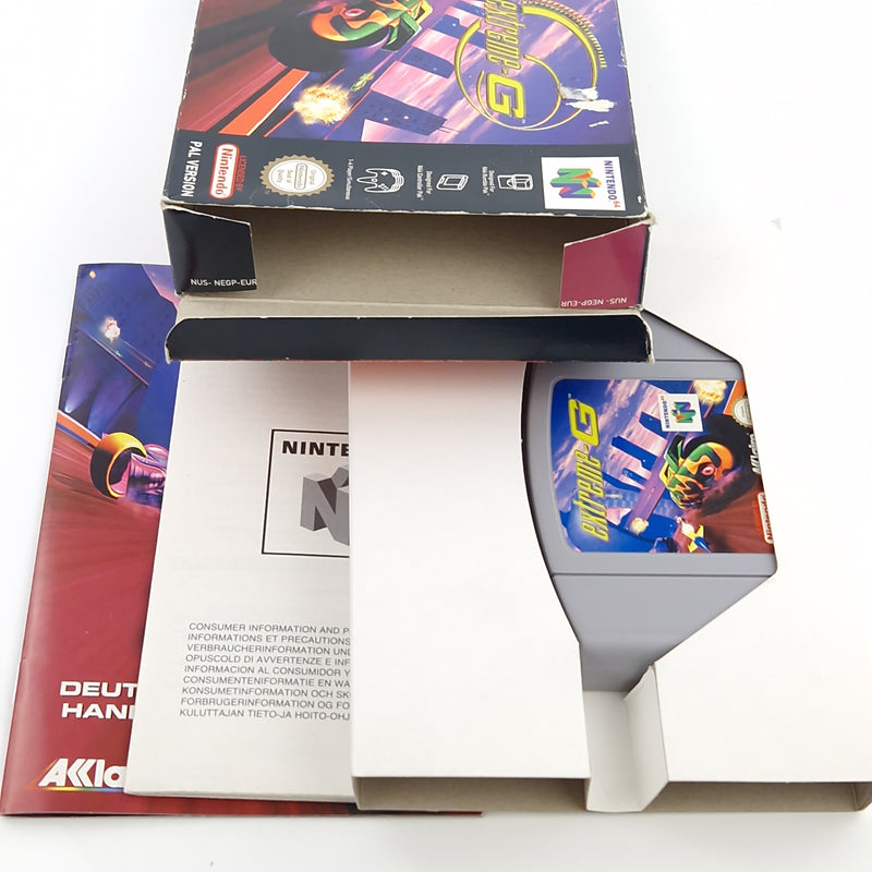 Nintendo 64 Spiel : Extreme-G - Modul OVP Anleitung / N64 PAL EUR