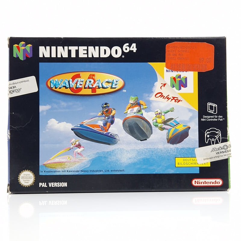 Nintendo 64 Spiel : Wave Race 64 - Modul OVP Anleitung / N64 PAL NNOE