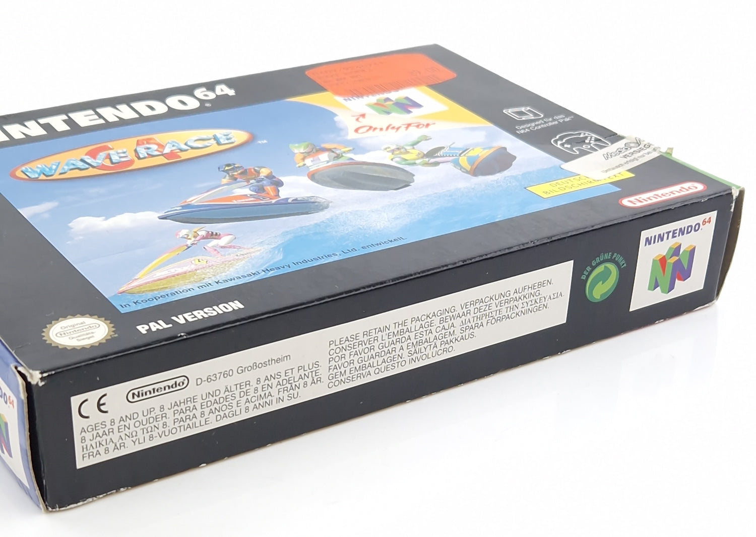 Nintendo 64 Spiel : Wave Race 64 - Modul OVP Anleitung / N64 PAL NNOE