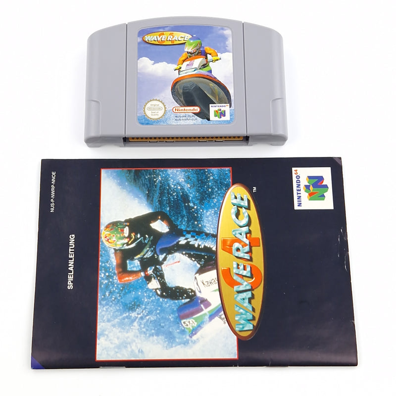 Nintendo 64 Spiel : Wave Race 64 - Modul OVP Anleitung / N64 PAL NNOE