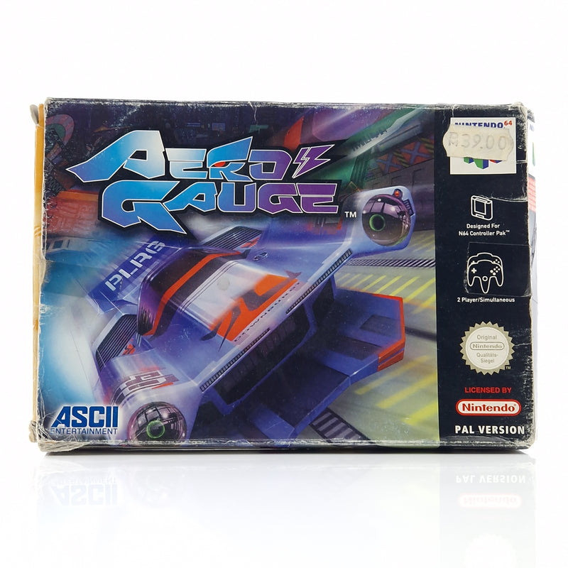 Nintendo 64 Spiel : Aero Gauge - Modul OVP Anleitung / N64 PAL NOE