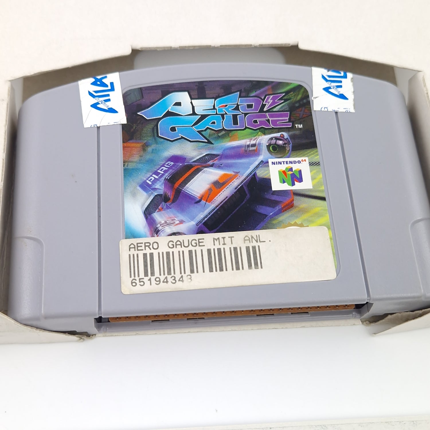 Nintendo 64 Spiel : Aero Gauge - Modul OVP Anleitung / N64 PAL NOE