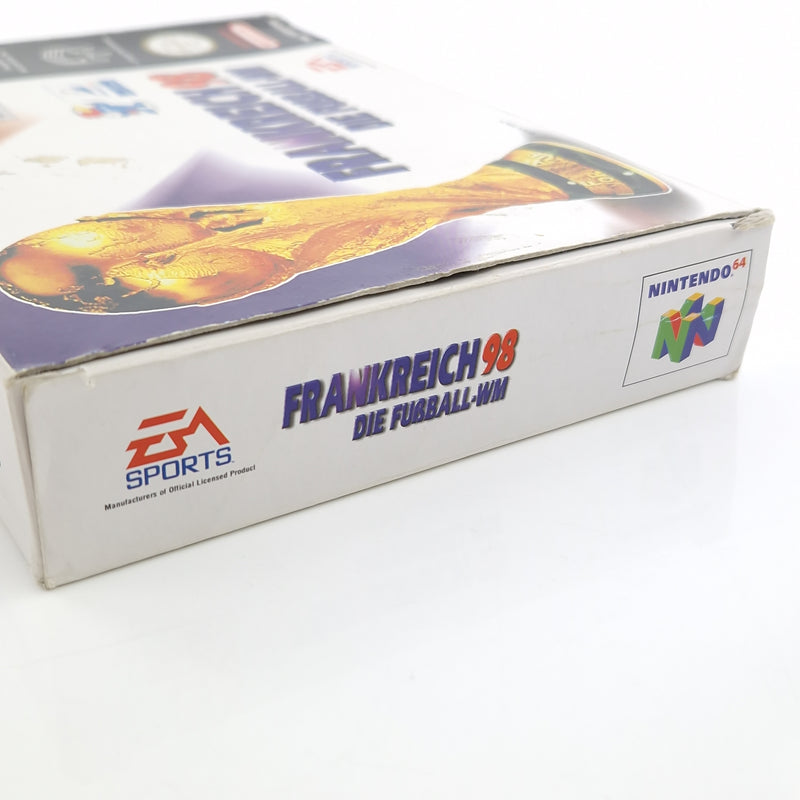 Nintendo 64 Spiel : Frankreich 98 Die Fußball WM - Modul Anl. OVP / N64 PAL NOE